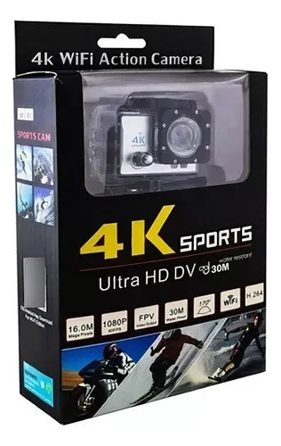 Camara Deportiva 4k con Wifi